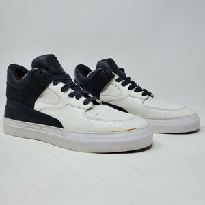 ZARA MAN White Black High-Top Sneakers